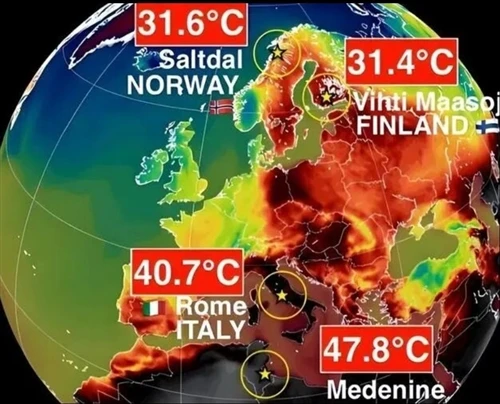 Waarom is Europa zo heet?